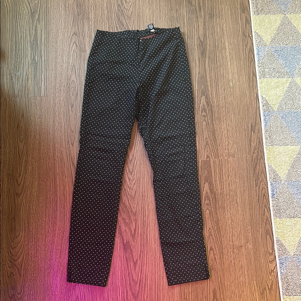 Black Polka Dot Pants